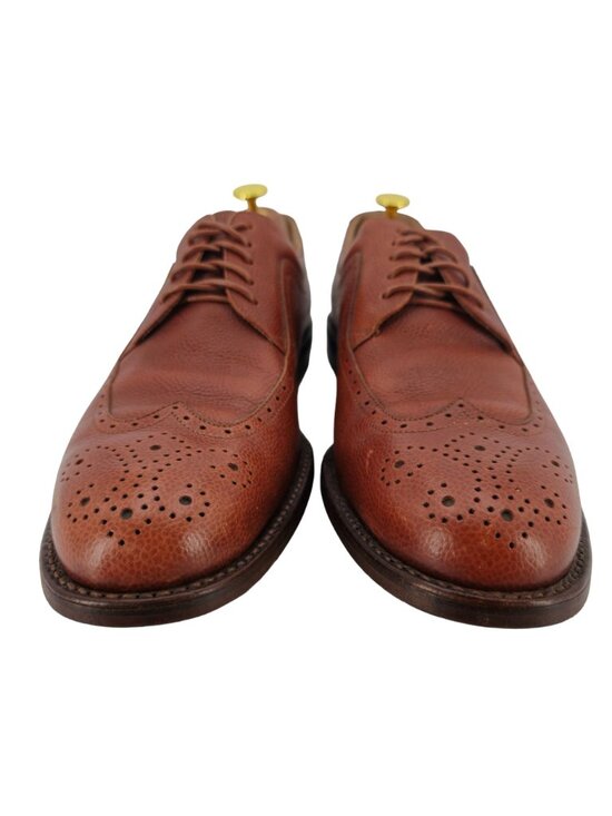 Rare Vintage Salvatore Ferragamo Mens 9D Golf Shoes Metal Spikes Cleats Wingtips main image 14